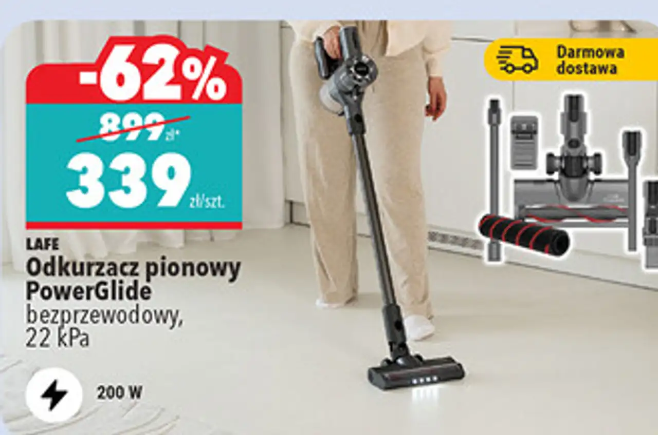 Lafe Odkurzacz pionowy PowerGlide bezprzewodowy