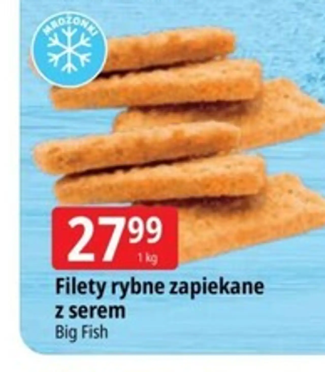 Filety rybne zapiekane z serem Big Fish