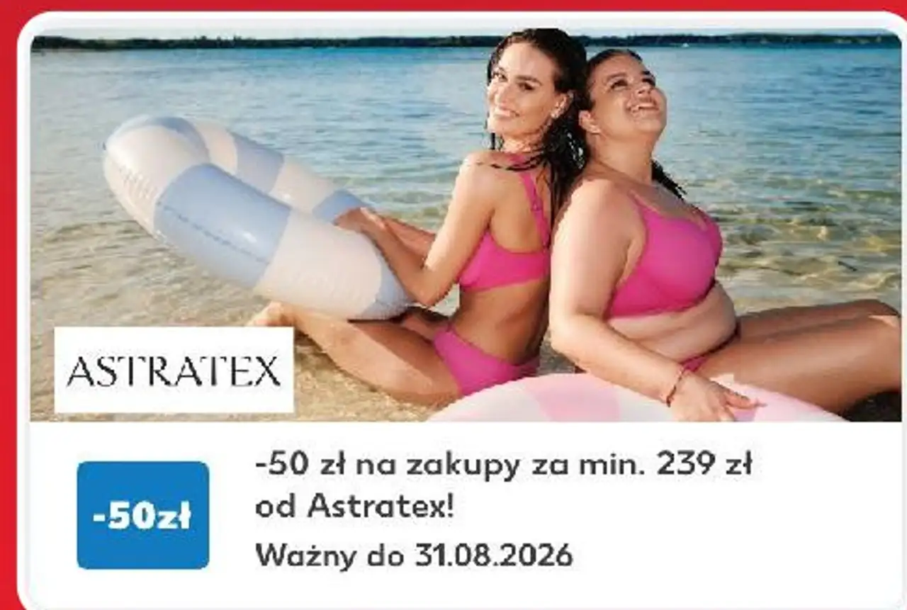 Kupon -50 zł na zakupy za min. 239 zł od Astratex!