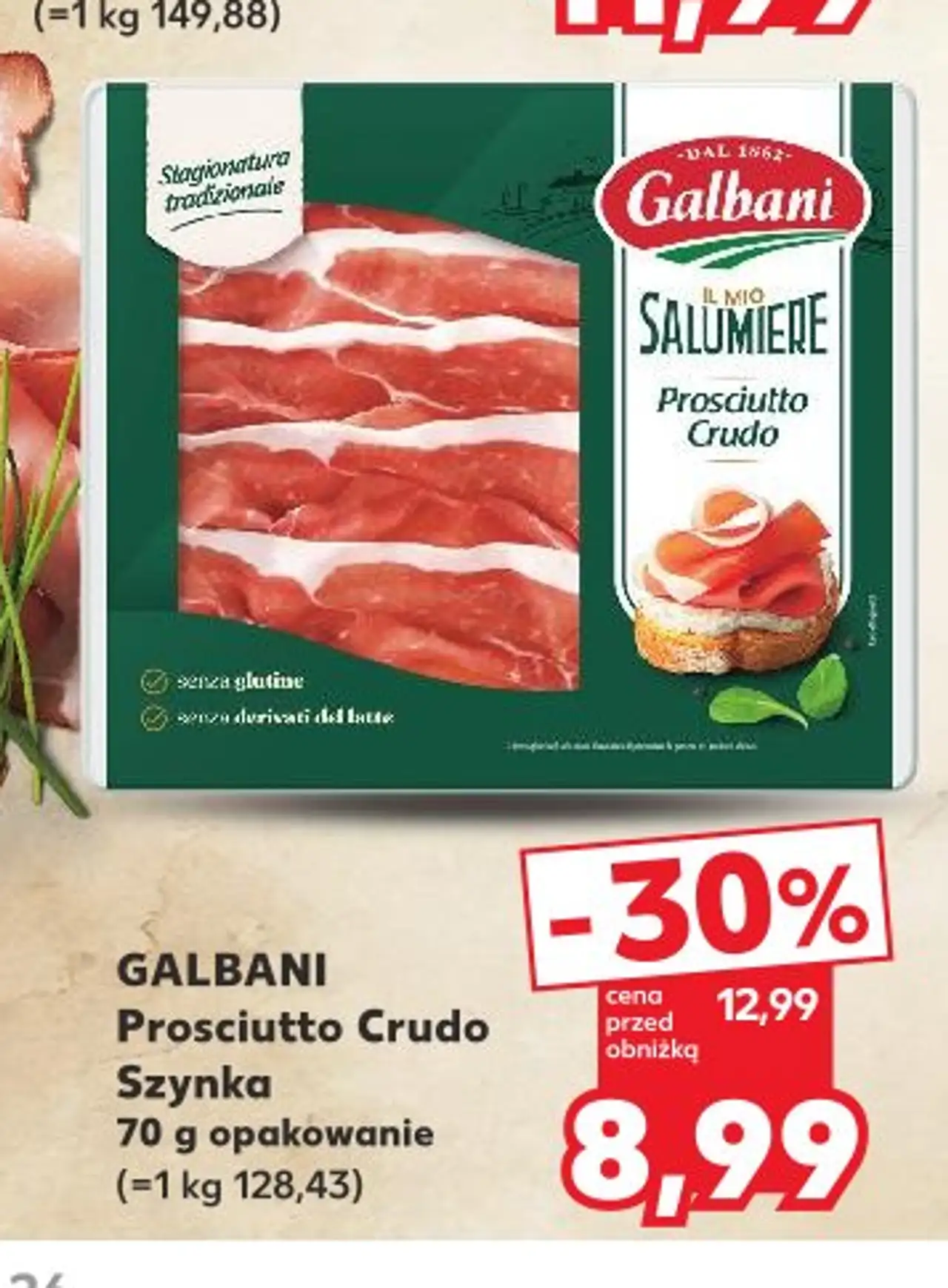 Galbani Prosciutto Crudo Szynka