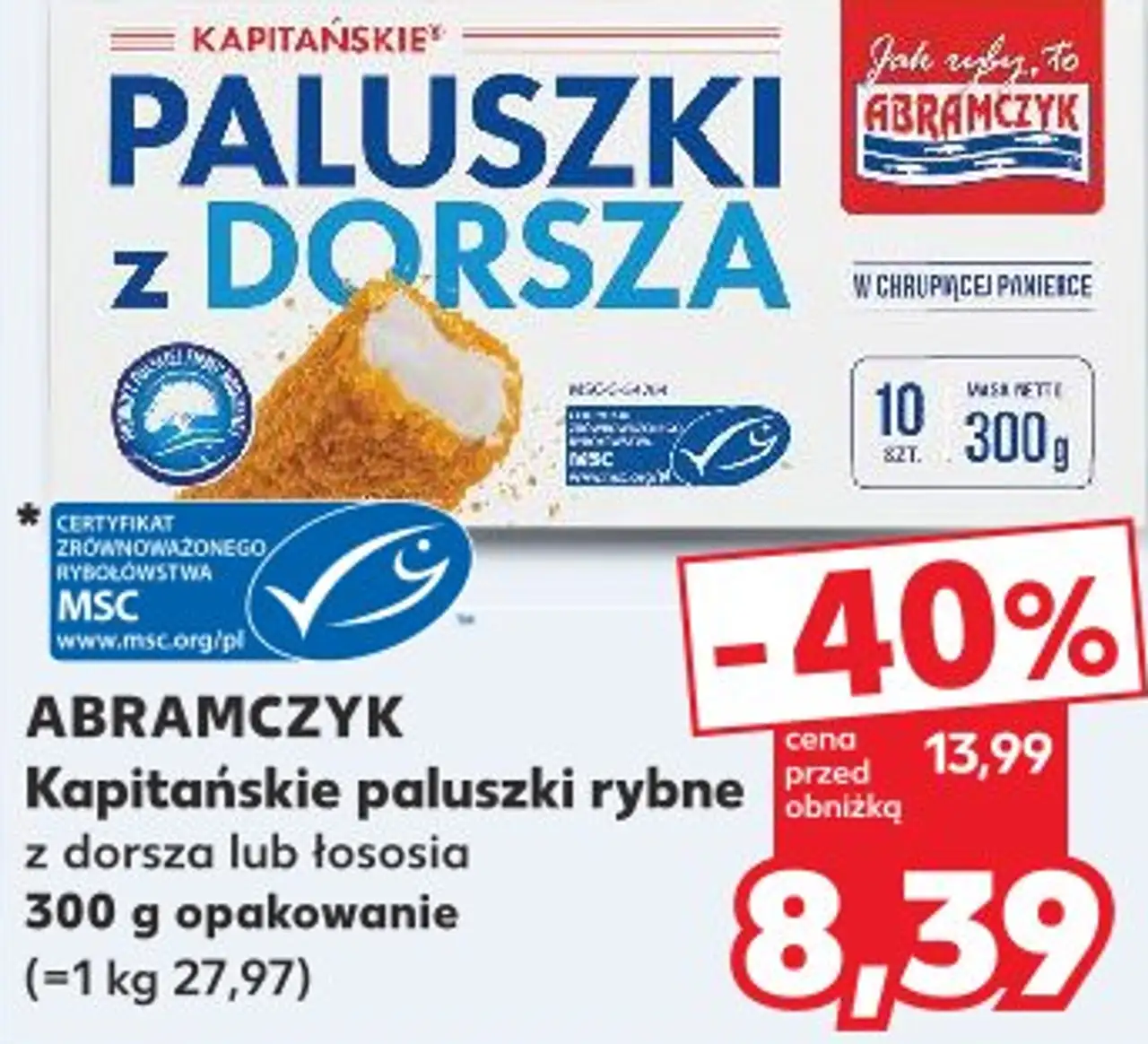 ABRAMCZYK Kapitańskie paluszki rybne