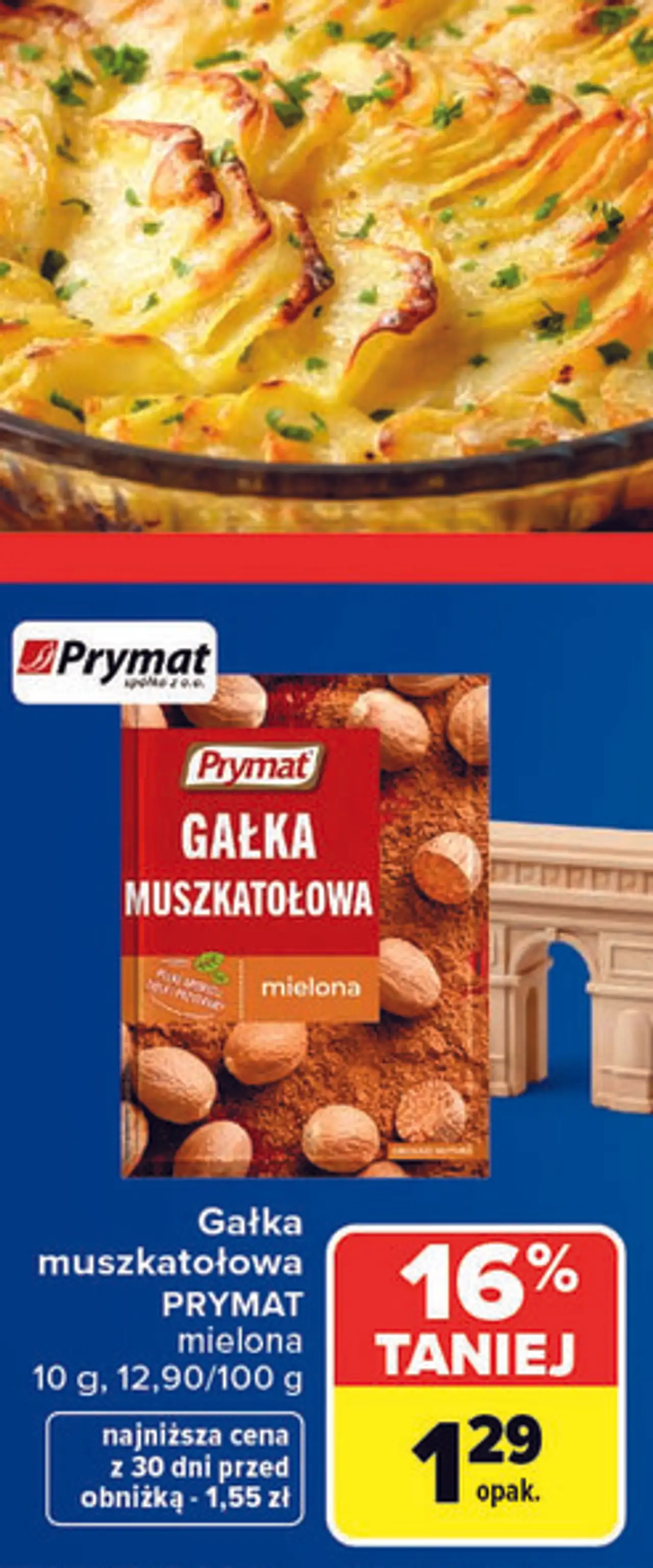 Gałka muszkatołowa PRYMAT mielona 10 g