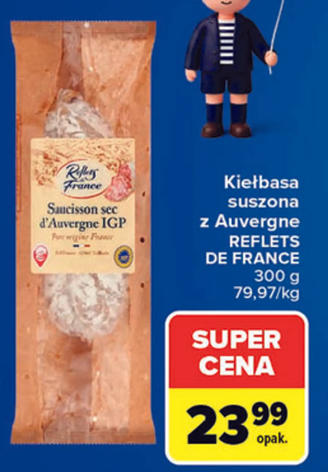 Kiełbasa suszona z Auvergne