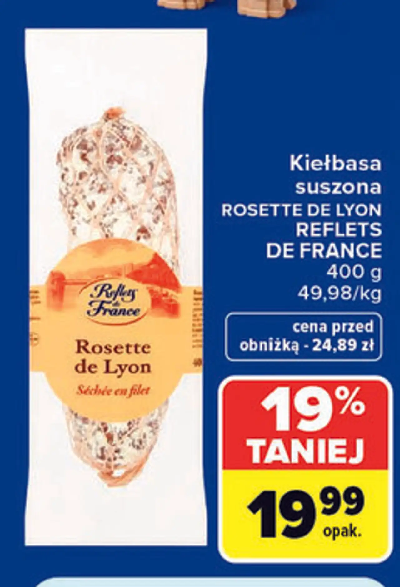 Kiełbasa suszona ROSETTE DE LYON REFLETS DE FRANCE