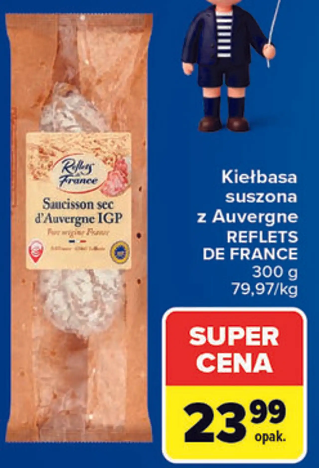 Kiełbasa suszona z Auvergne REFLETS DE FRANCE