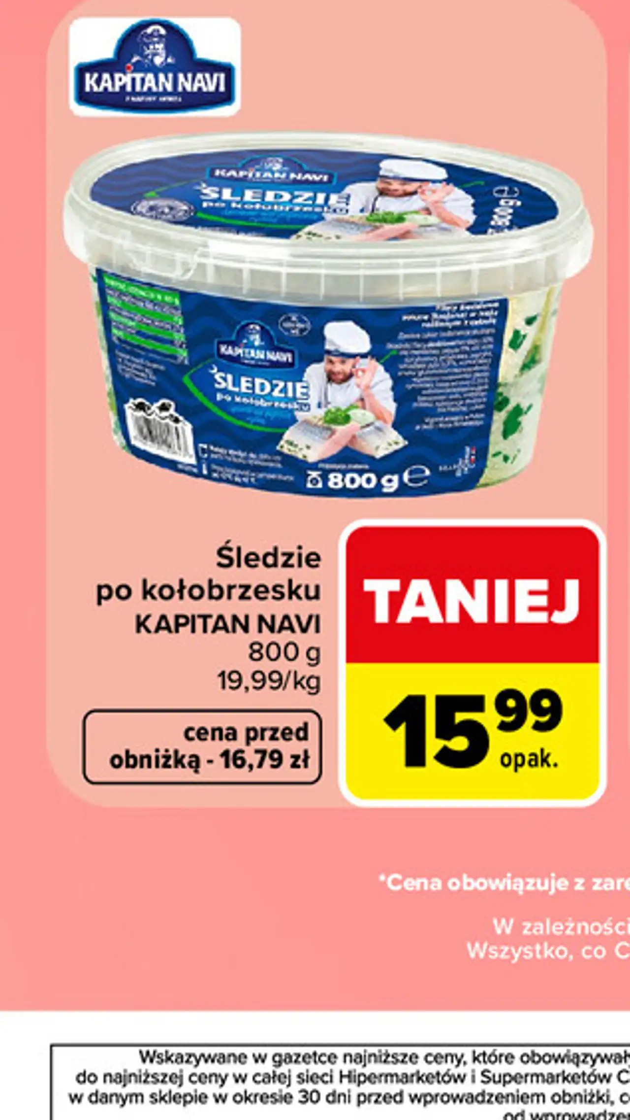 Śledzie po kołobrzesku Kapitan Navi