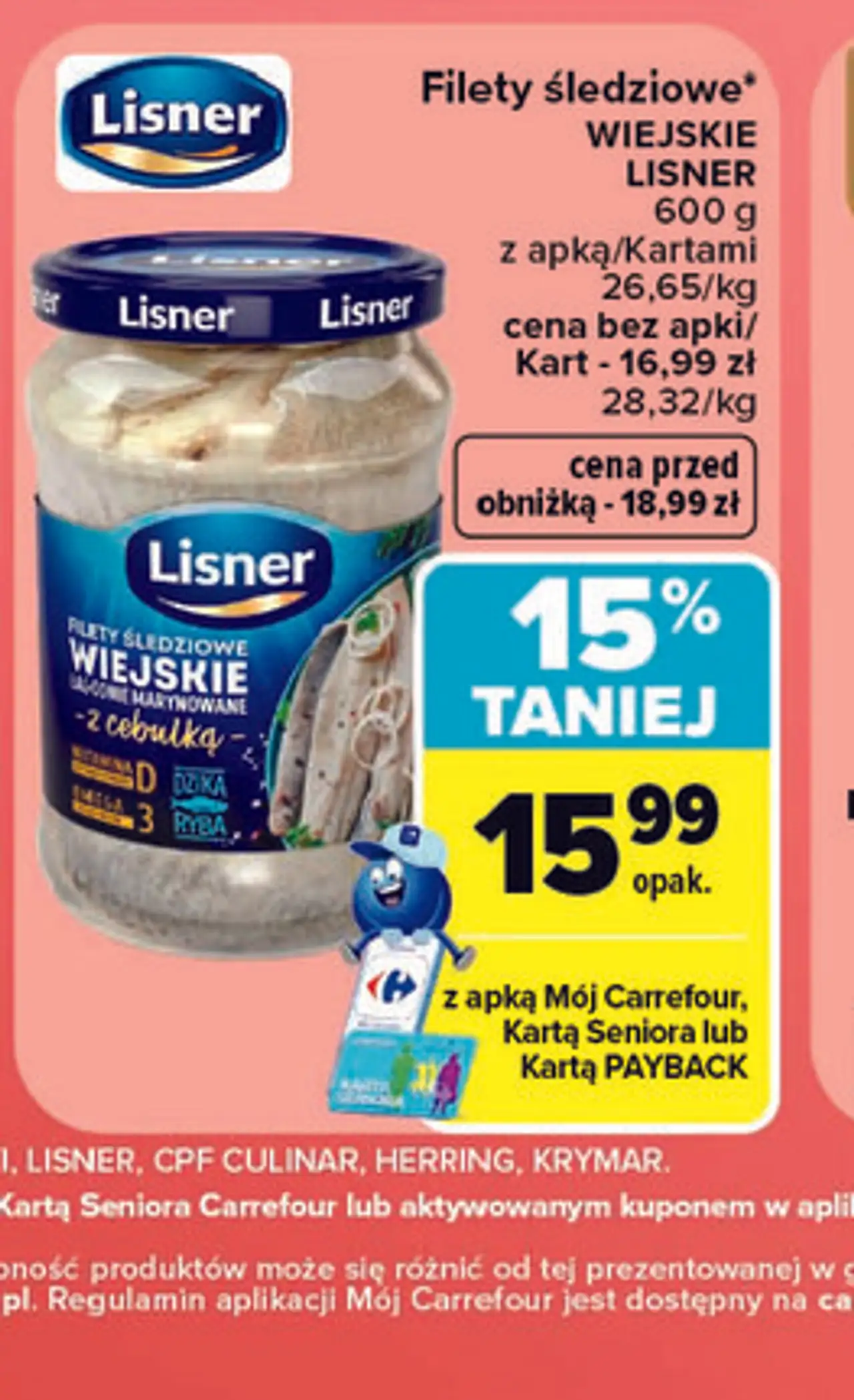 Filety śledziowe Wiejskie Lisner