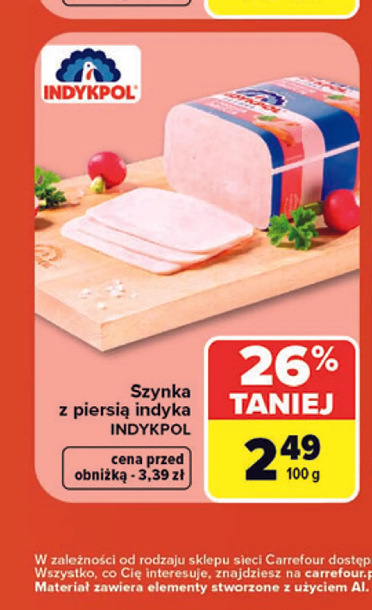 Szynka z piersią indyka INDYKPOL
