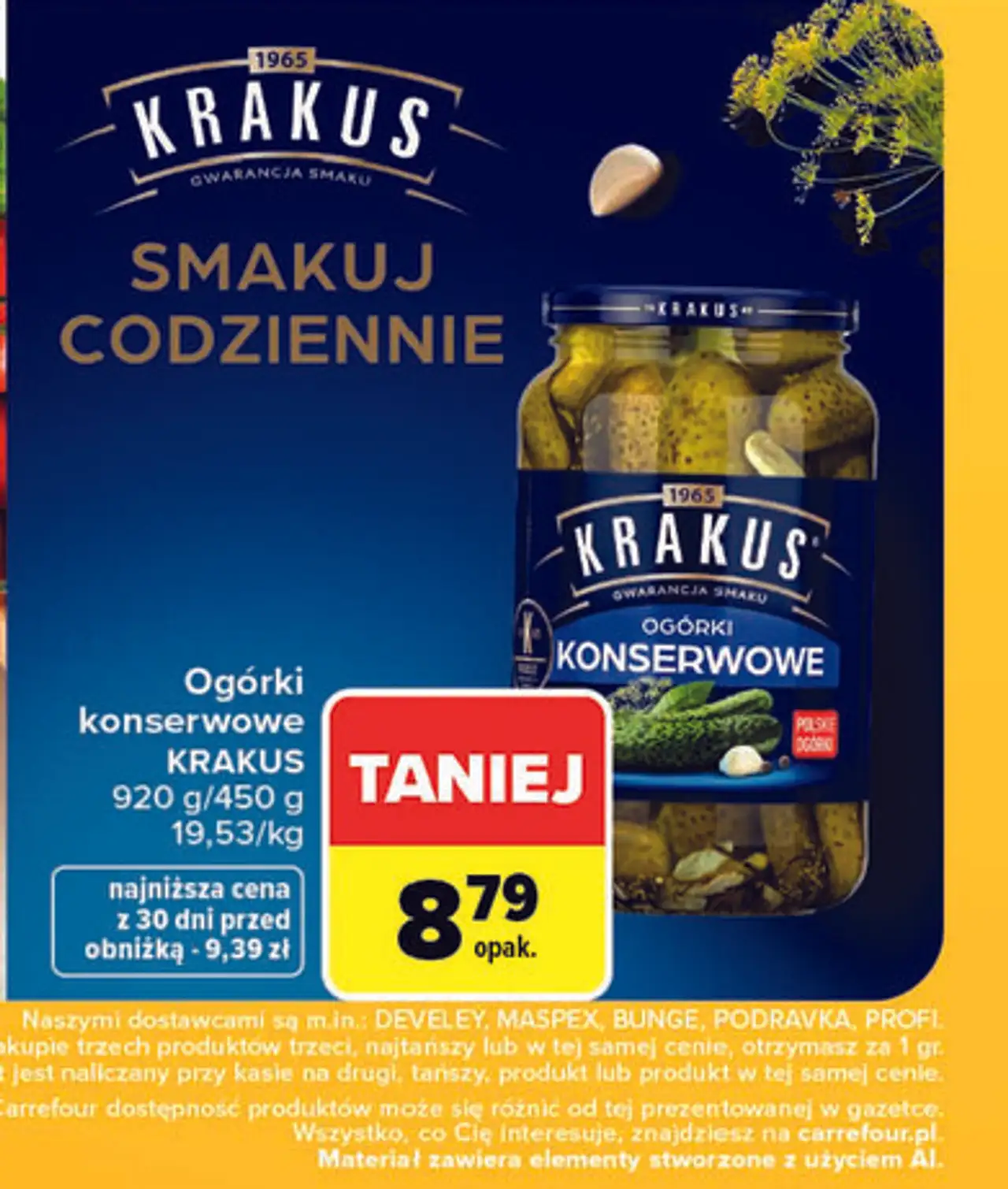 Ogórki konserwowe Krakus