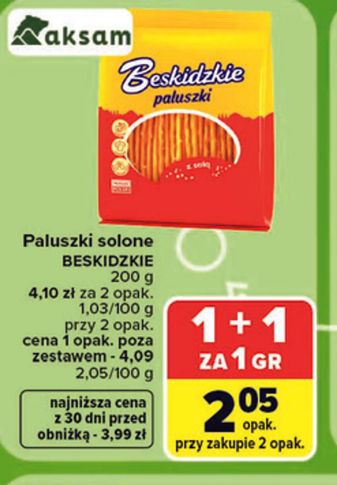 Paluszki solone Beskidzkie