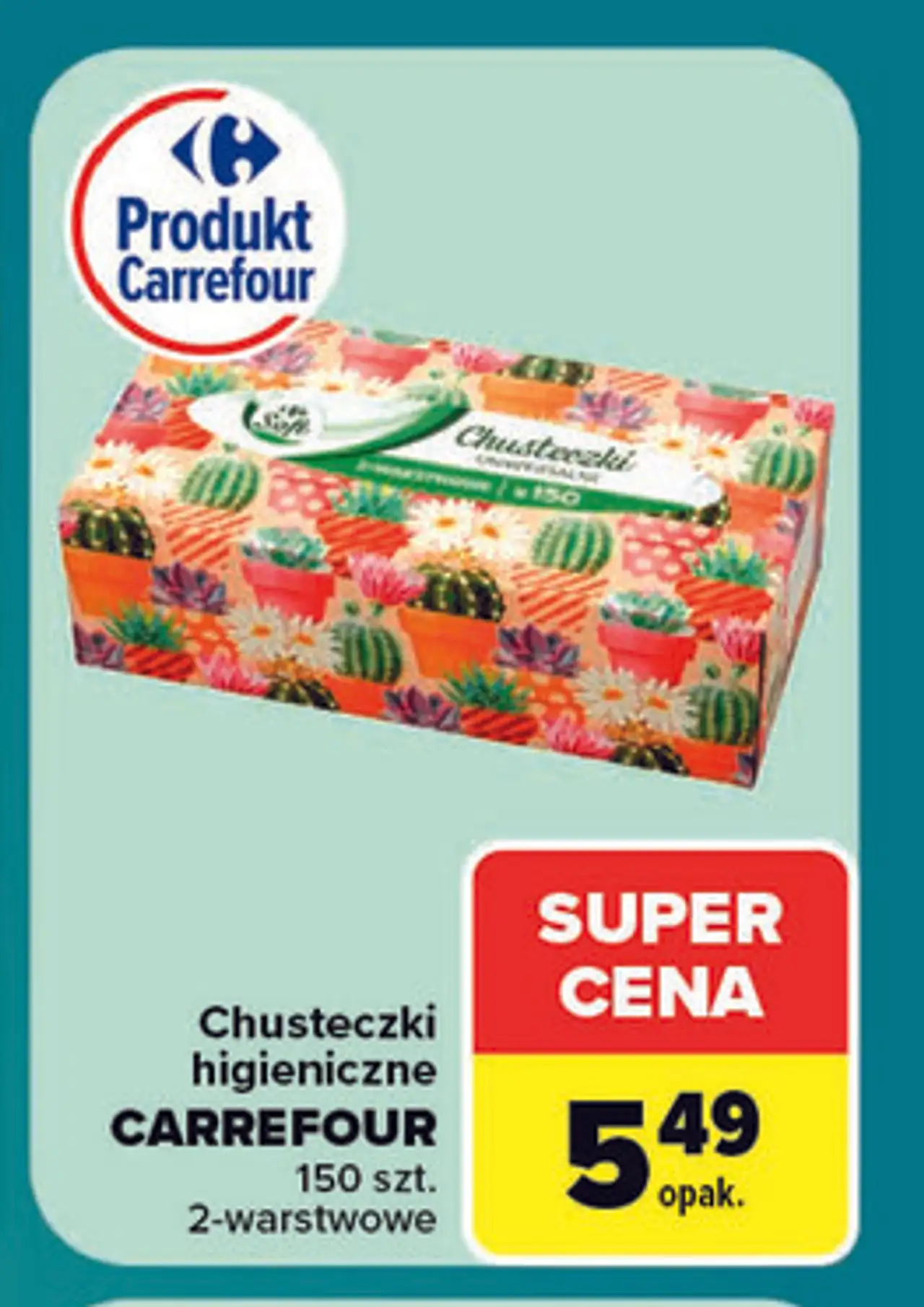 Chusteczki higieniczne Carrefour