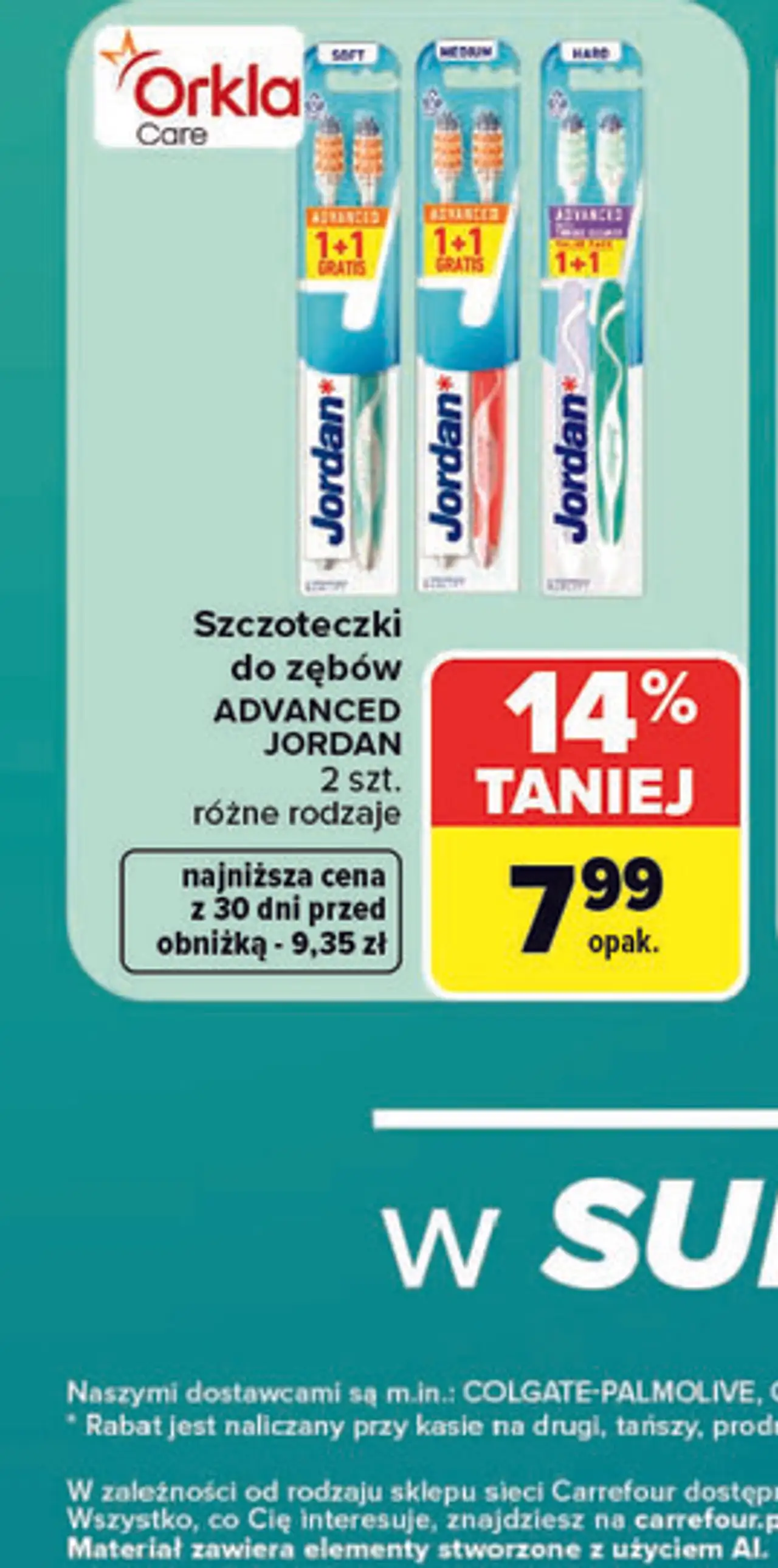 Szczoteczki do zębów Jordan Advanced