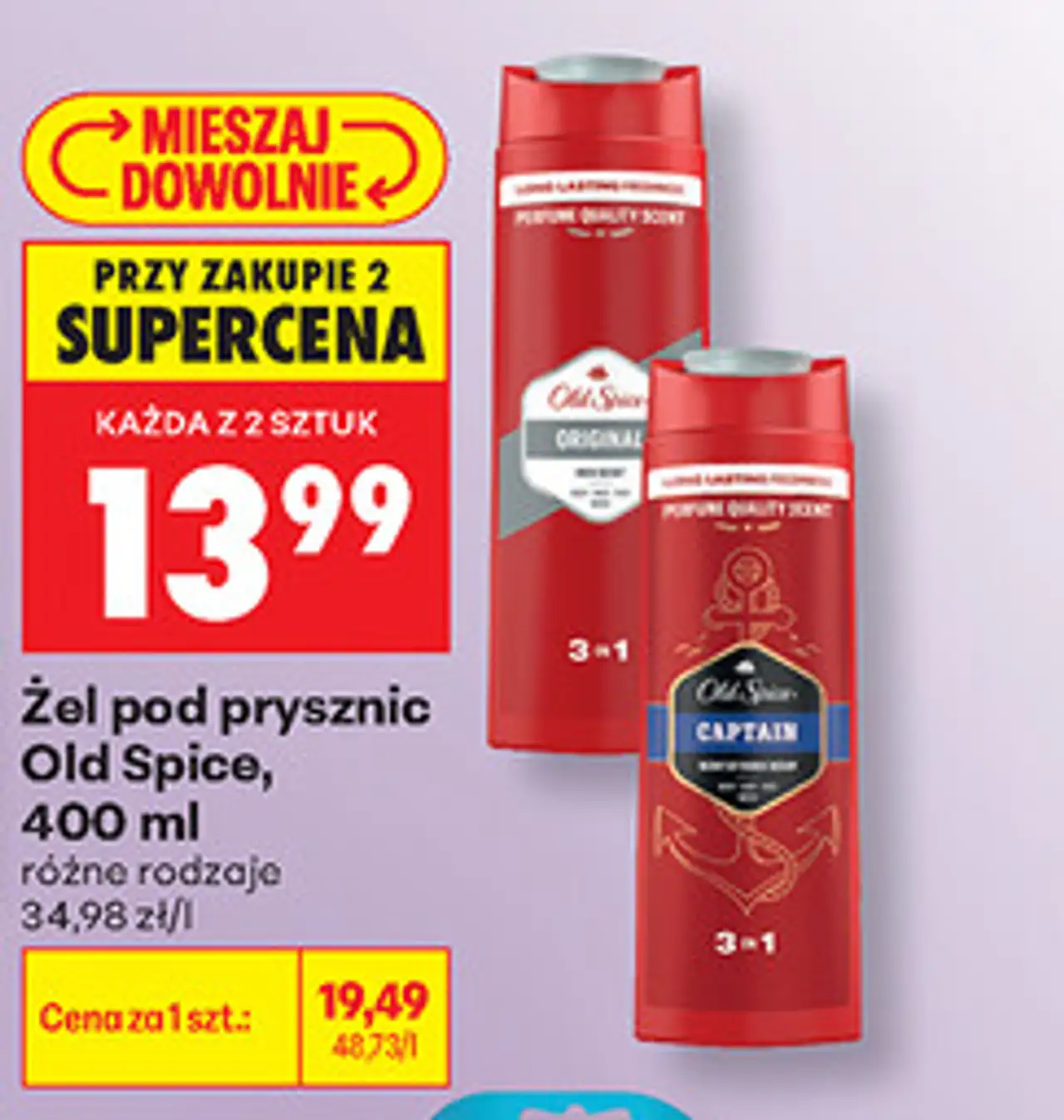 Żel pod prysznic Old Spice, 400 ml