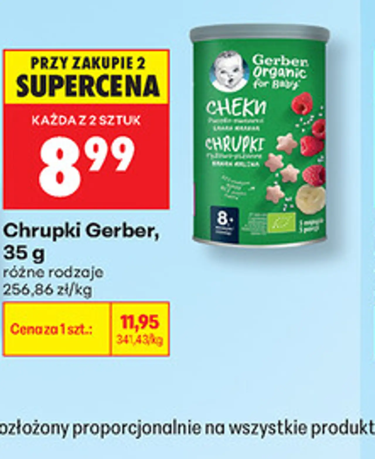 Chrupki Gerber, 35 g