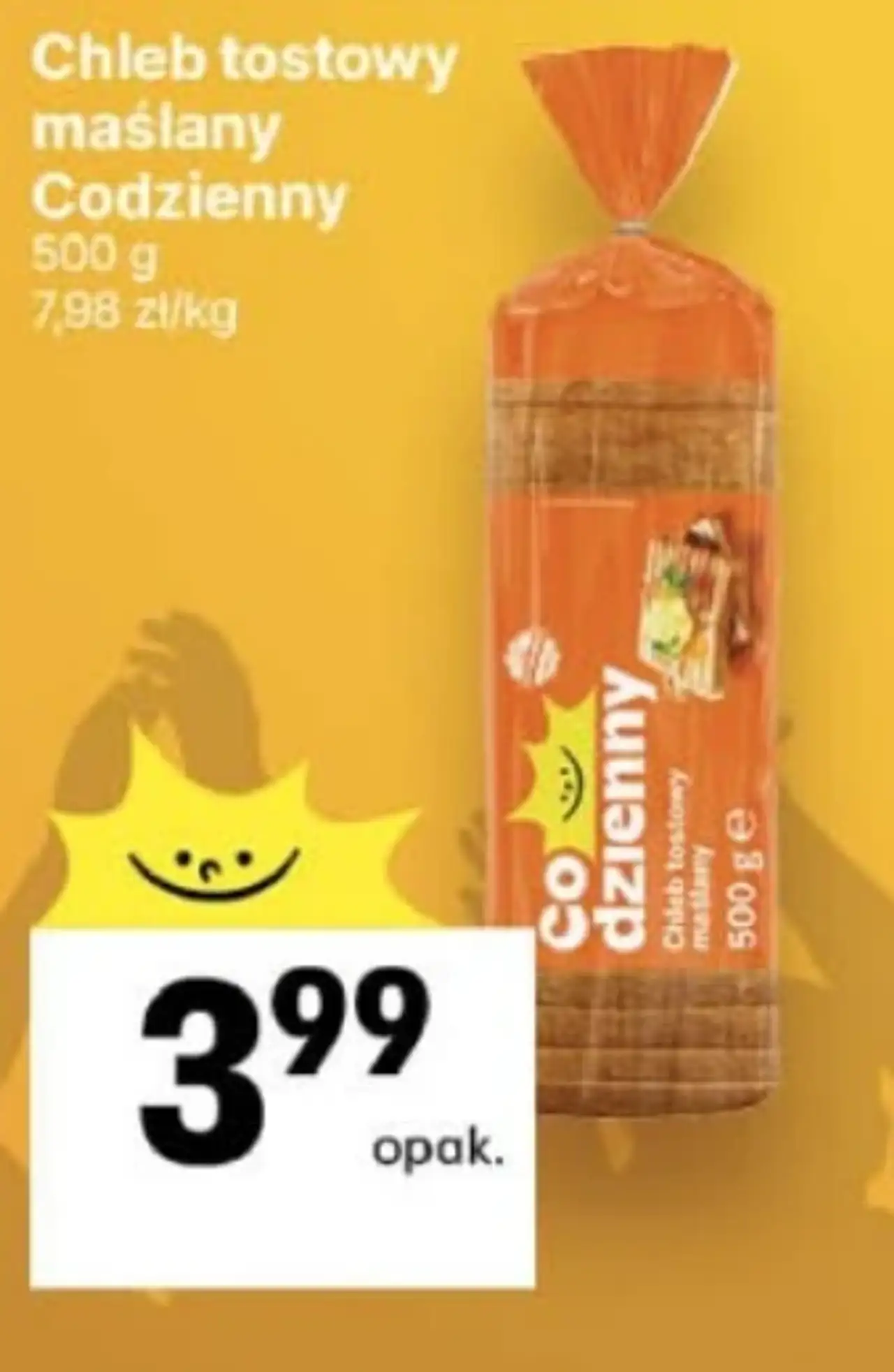 Chleb tostowy maślany Codzienny