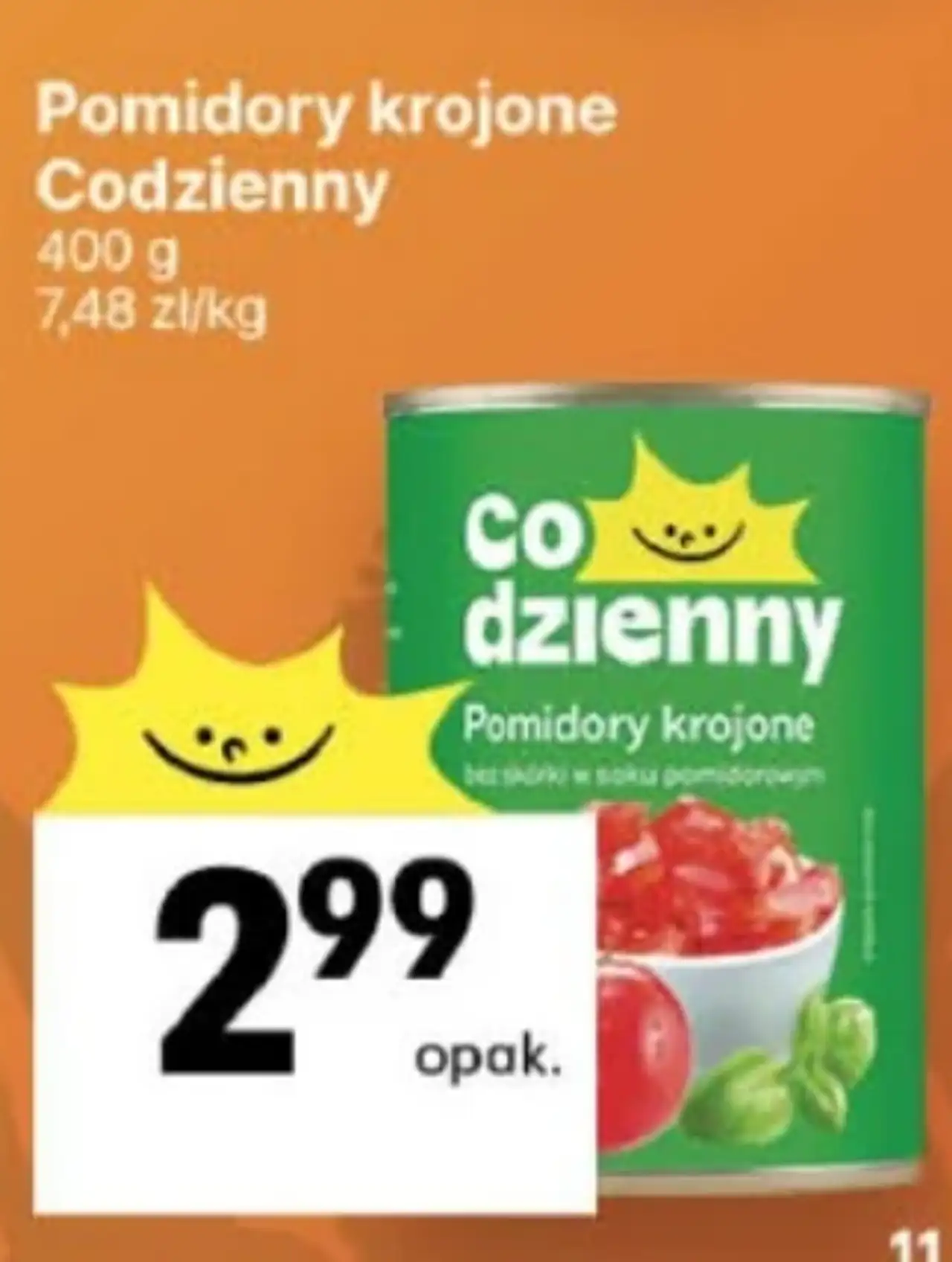 Pomidory krojone Codzienny