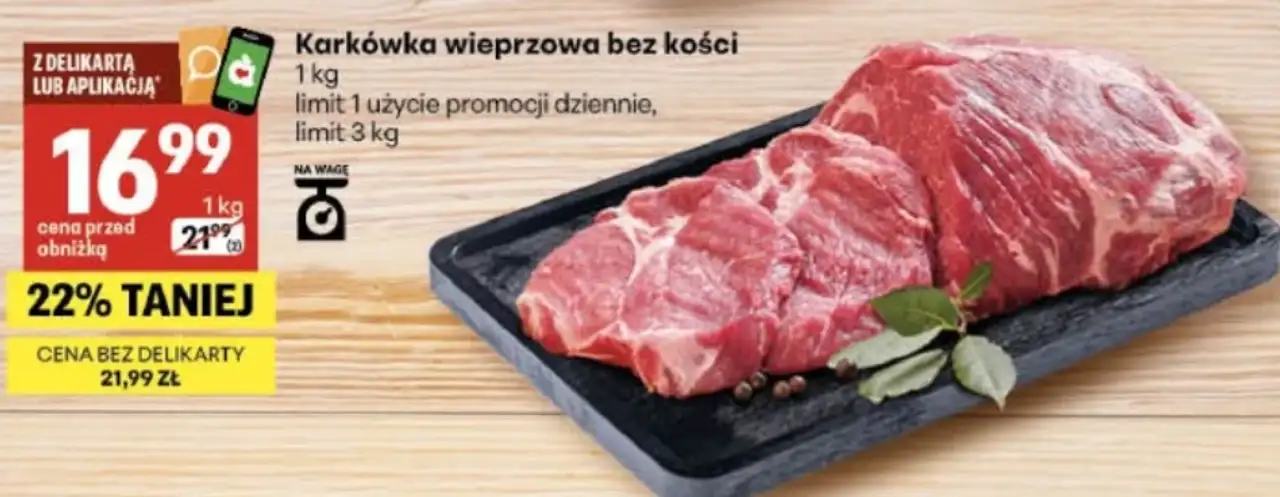 Karkówka wieprzowa bez kości