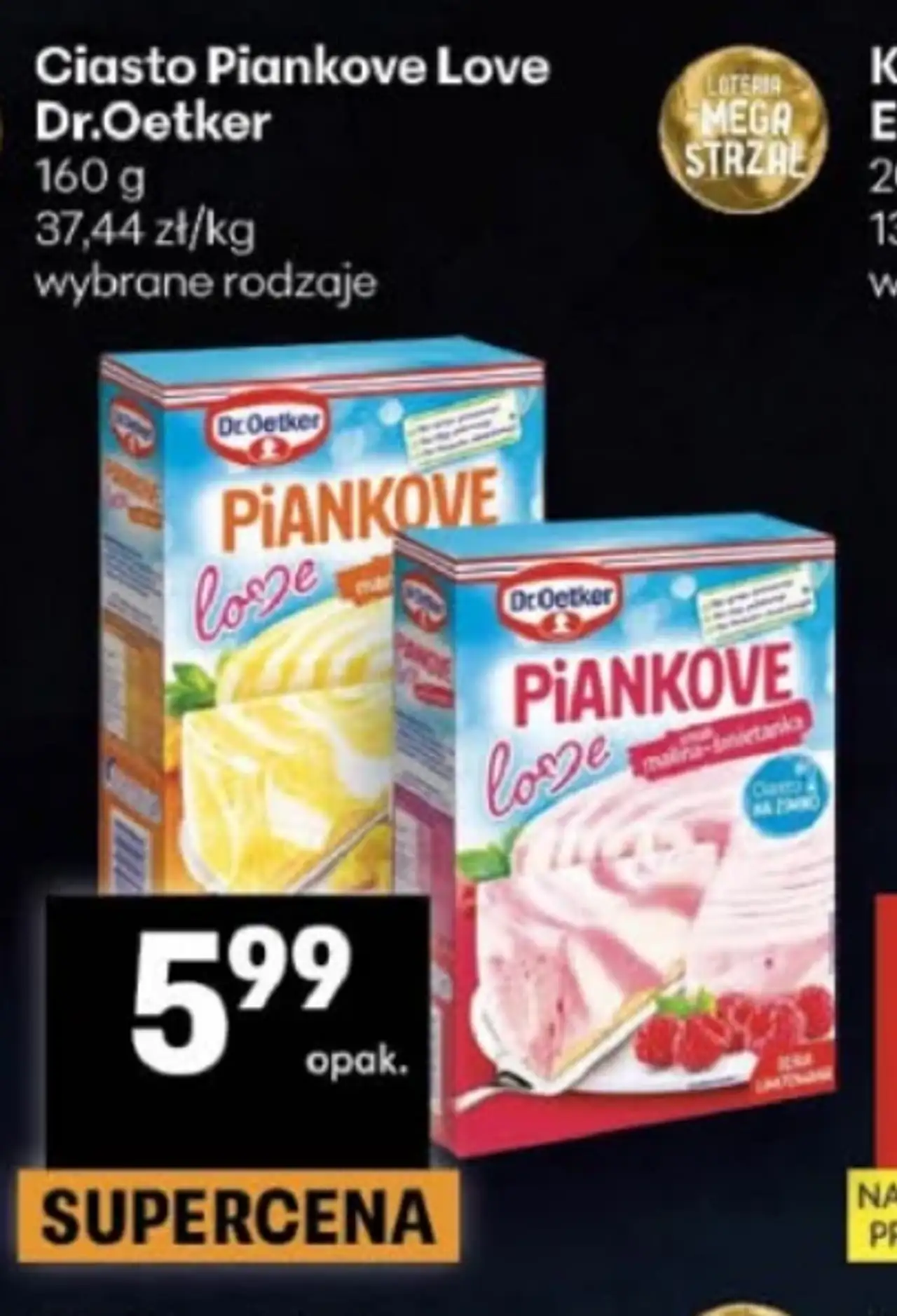 Ciasto Piankowe Love Dr.Oetker