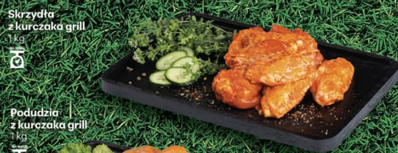 Skrzydła z kurczaka grill