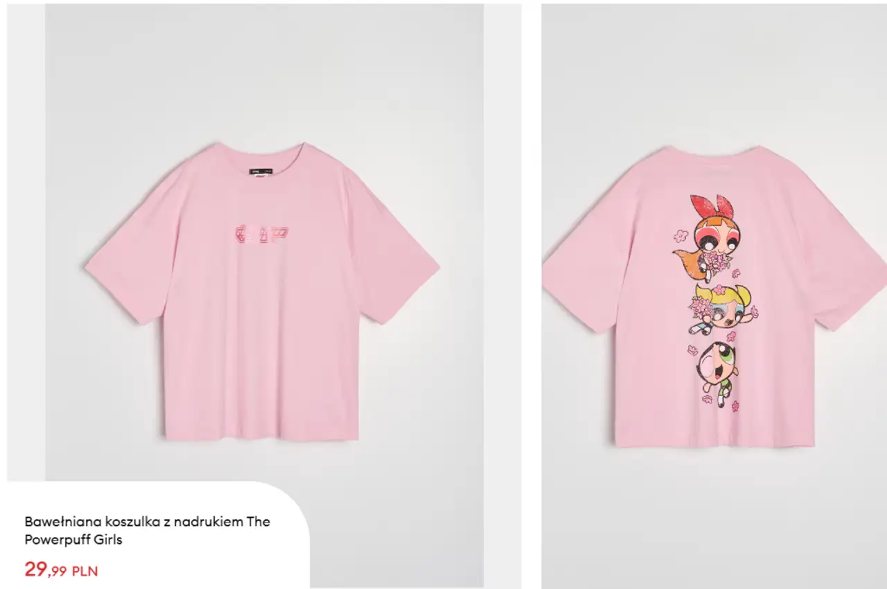 Bawełniana koszulka z nadrukiem The Powerpuff Girls