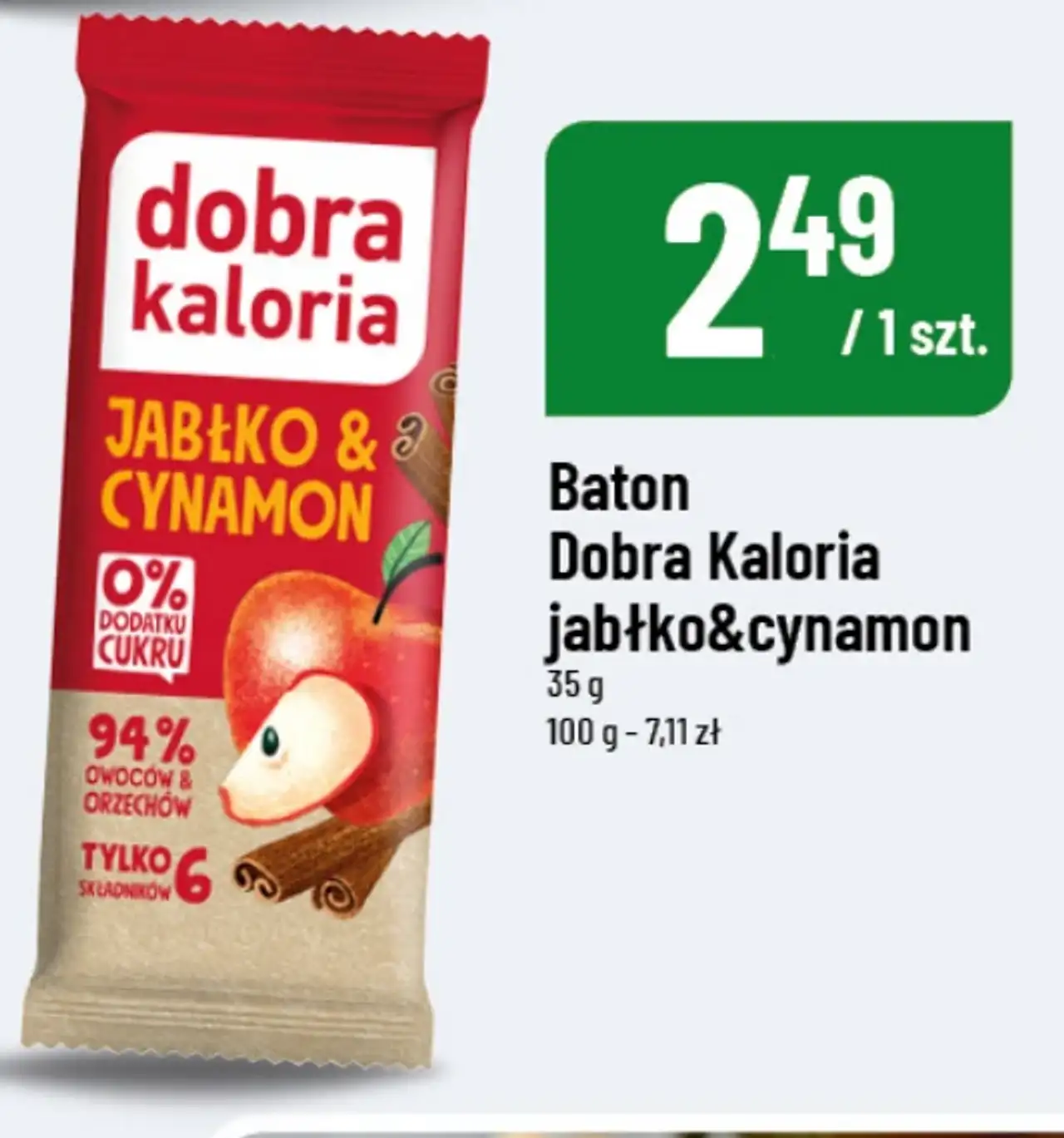 Baton Dobra Kaloria jabłko&cynamon