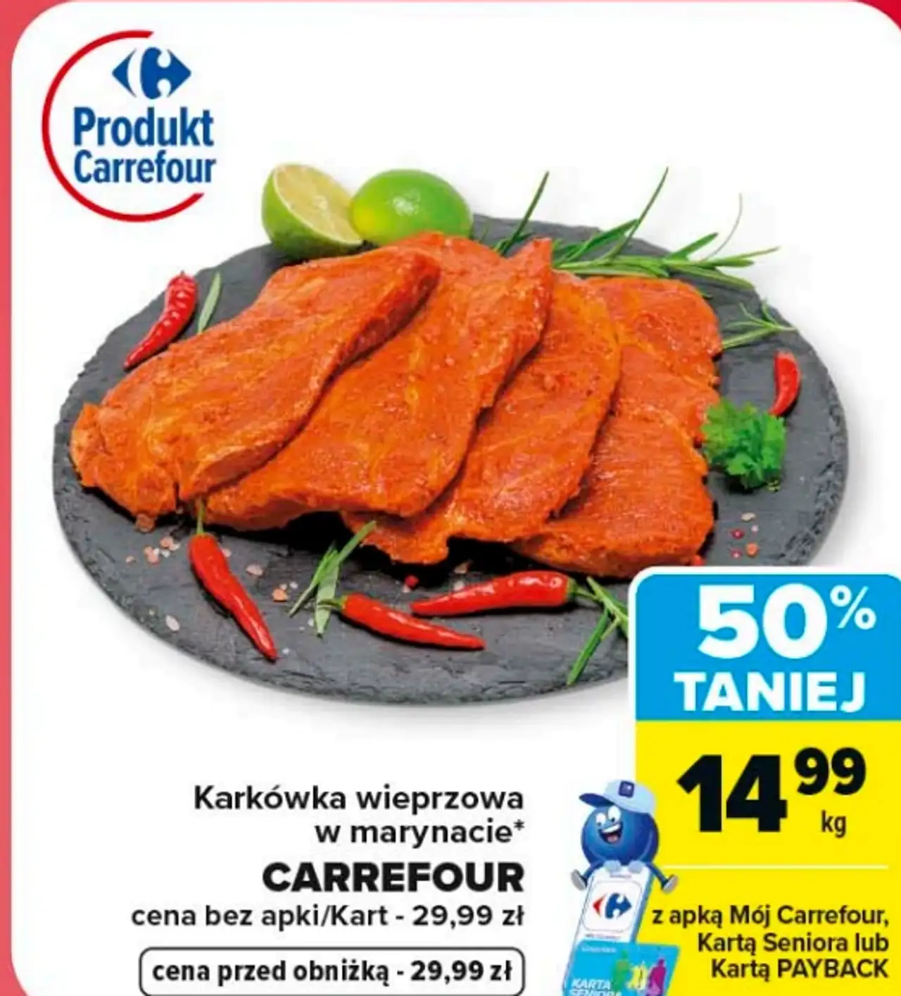 Karkówka wieprzowa w marynacie CARREFOUR