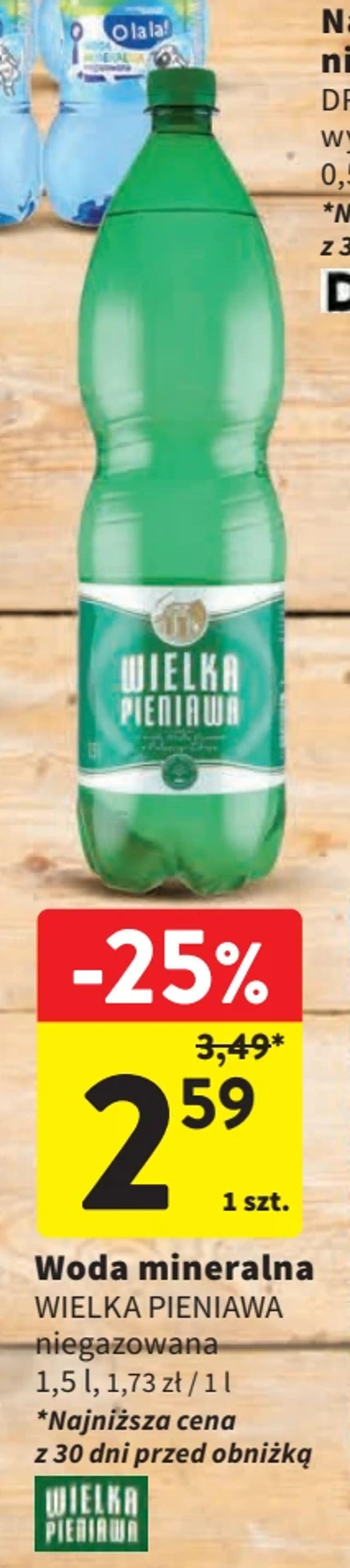 Wielka Pieniawa Woda mineralna