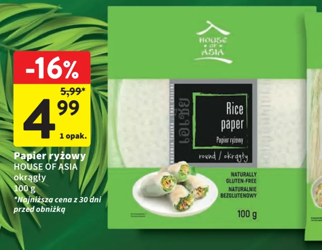 Papier ryżowy HOUSE OF ASIA okrągły