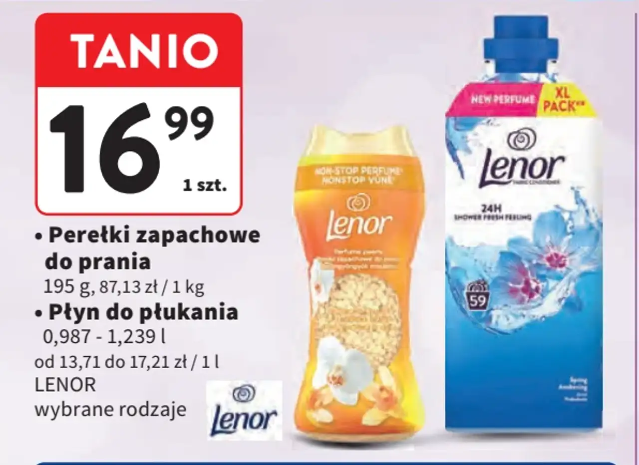 Perełki zapachowe do prania / Płyn do płukania LENOR