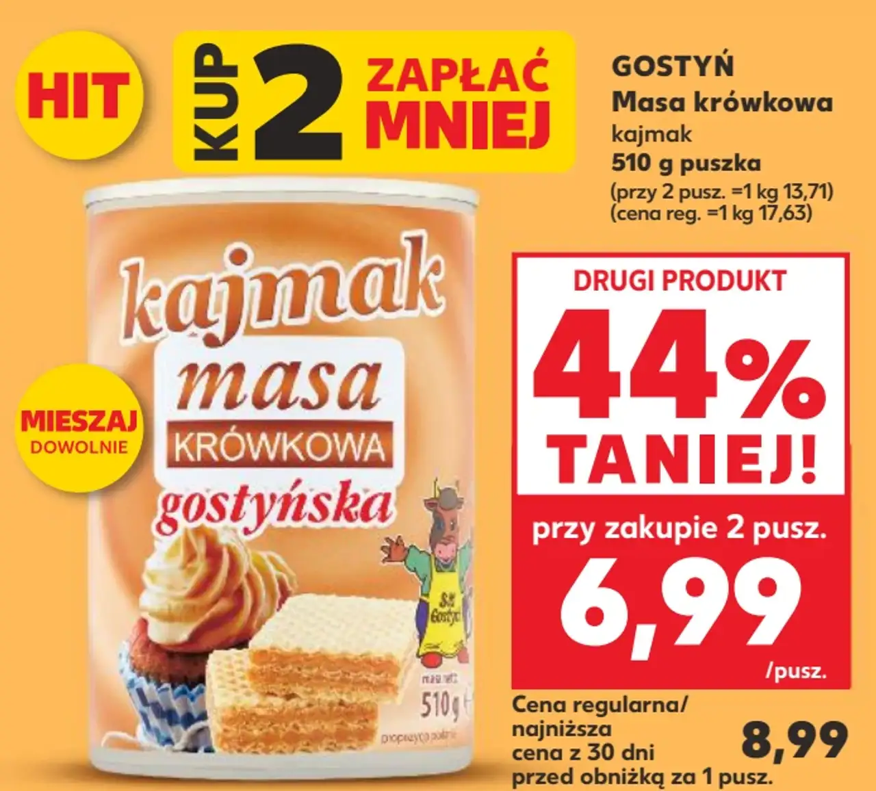 GOSTYŃ Masa krówkowa kajmak