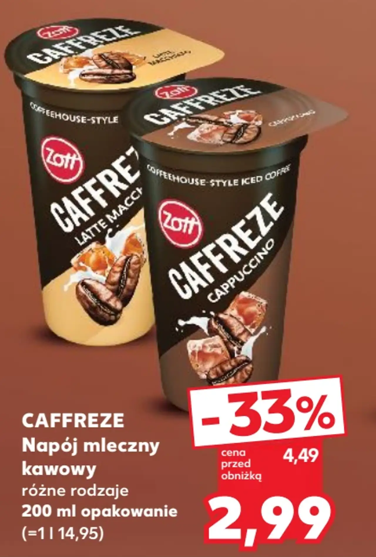 Zott Caffreze Napój mleczny kawowy