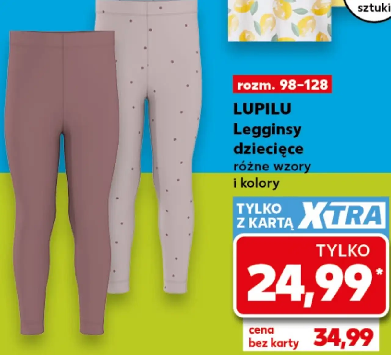 LUPILU Legginsy dziecięce