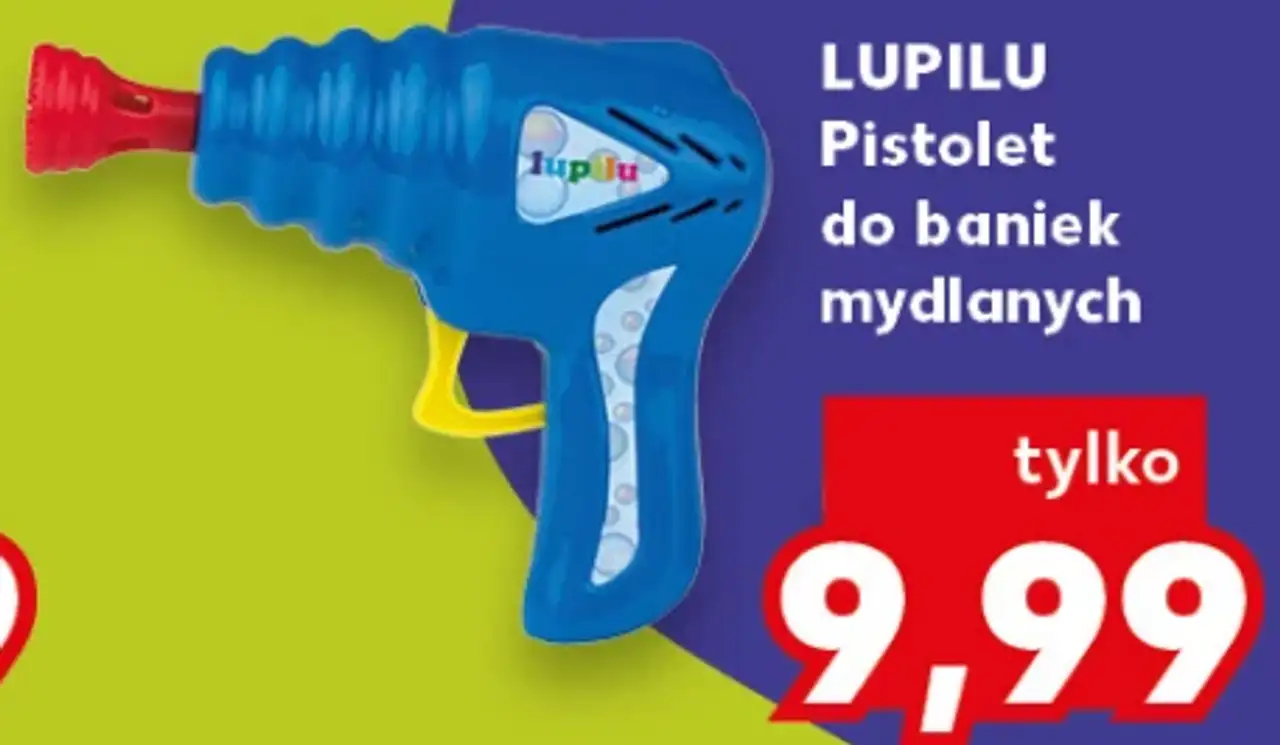 LUPILU Pistolet do baniek mydlanych