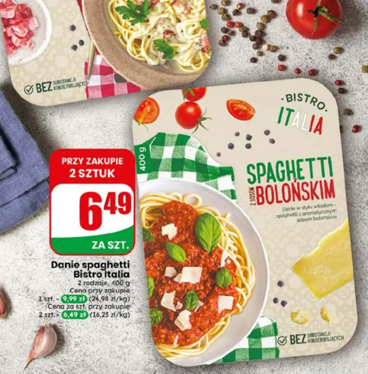 Bistro Italia Spaghetti z sosem bolońskim