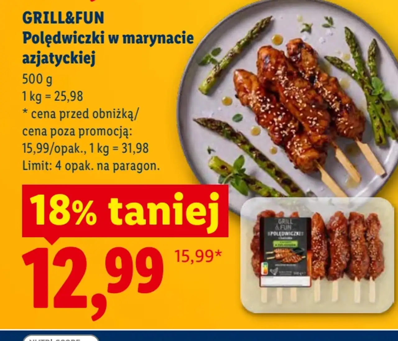 GRILL&FUN Polędwiczki w marynacie azjatyckiej