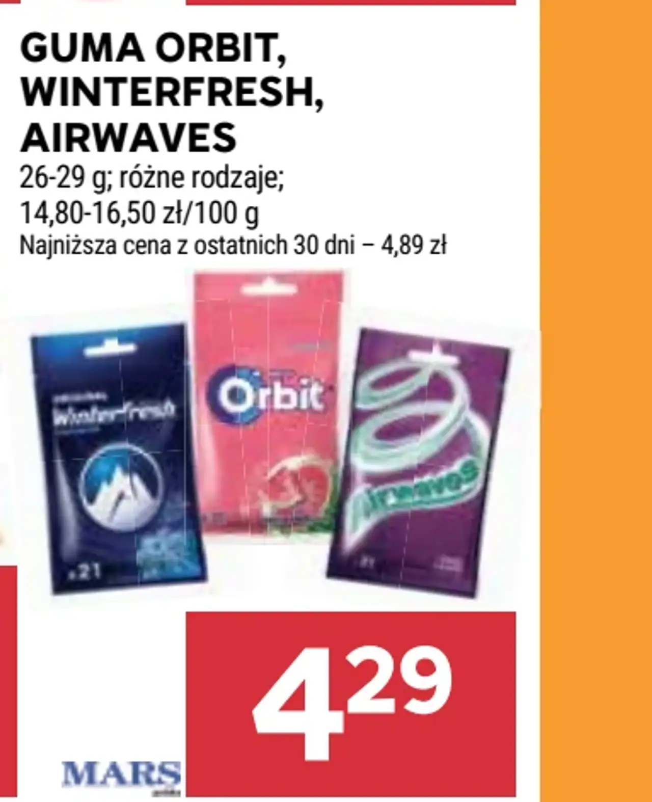 Guma Orbit, Winterfresh, Airwaves