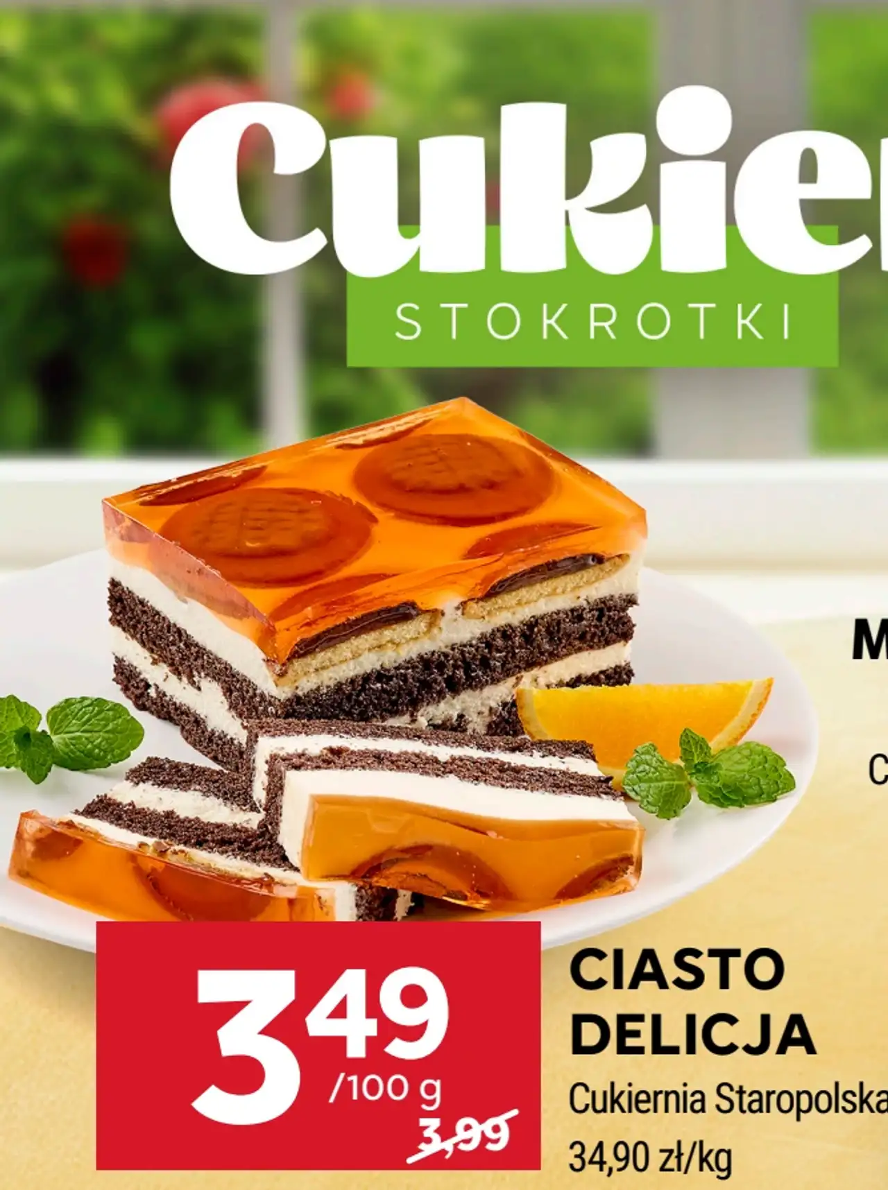 Ciasto Delicja Cukiernia Staropolska