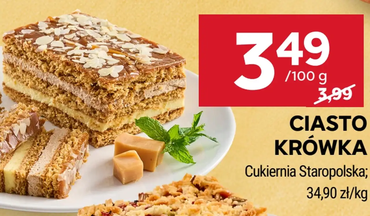 Ciasto Krówka Cukiernia Staropolska