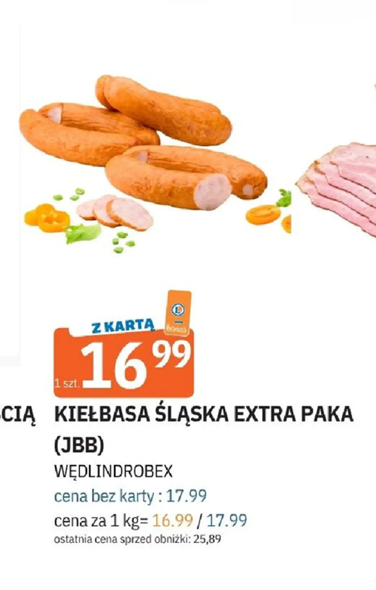 Kiełbasa śląska Jbb Bałdyga
