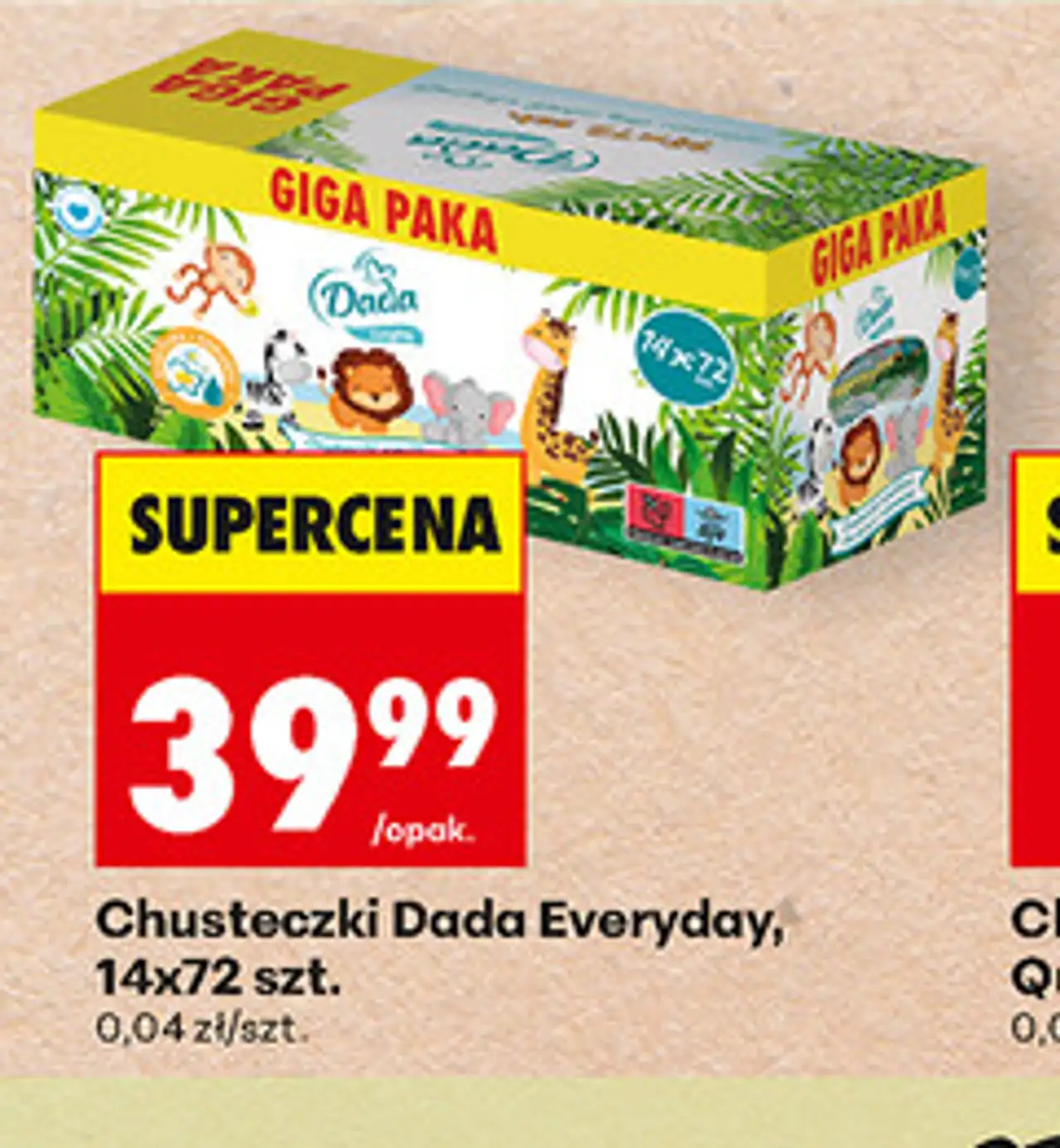 Chusteczki Dada Everyday, 14x72 szt.
