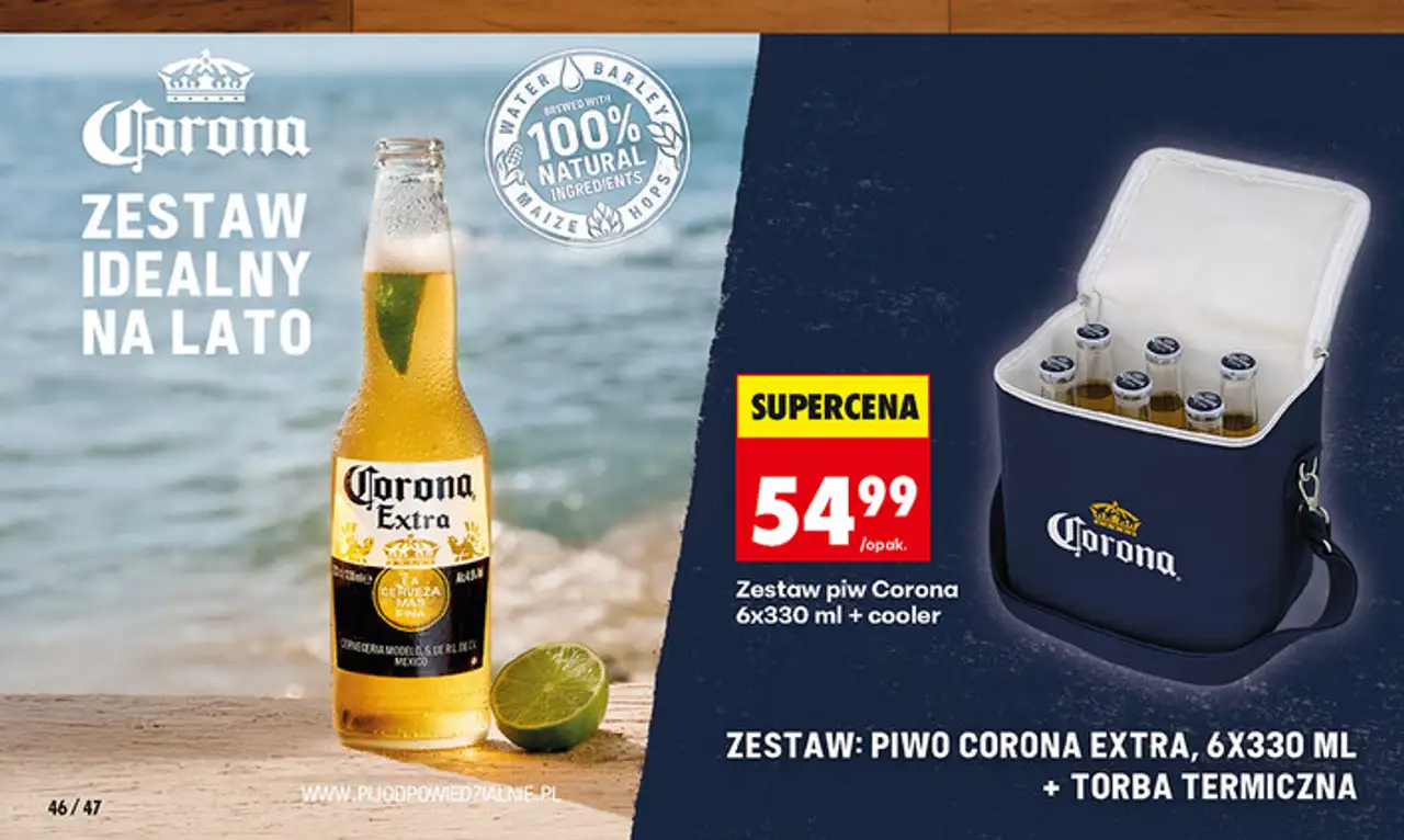 Zestaw piw Corona Extra + torba termiczna