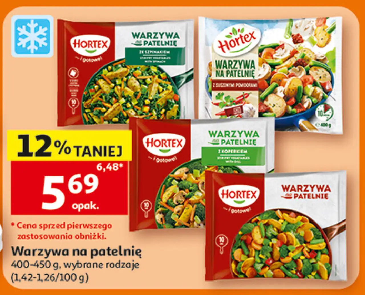 Warzywa na patelnię z koperkiem Hortex