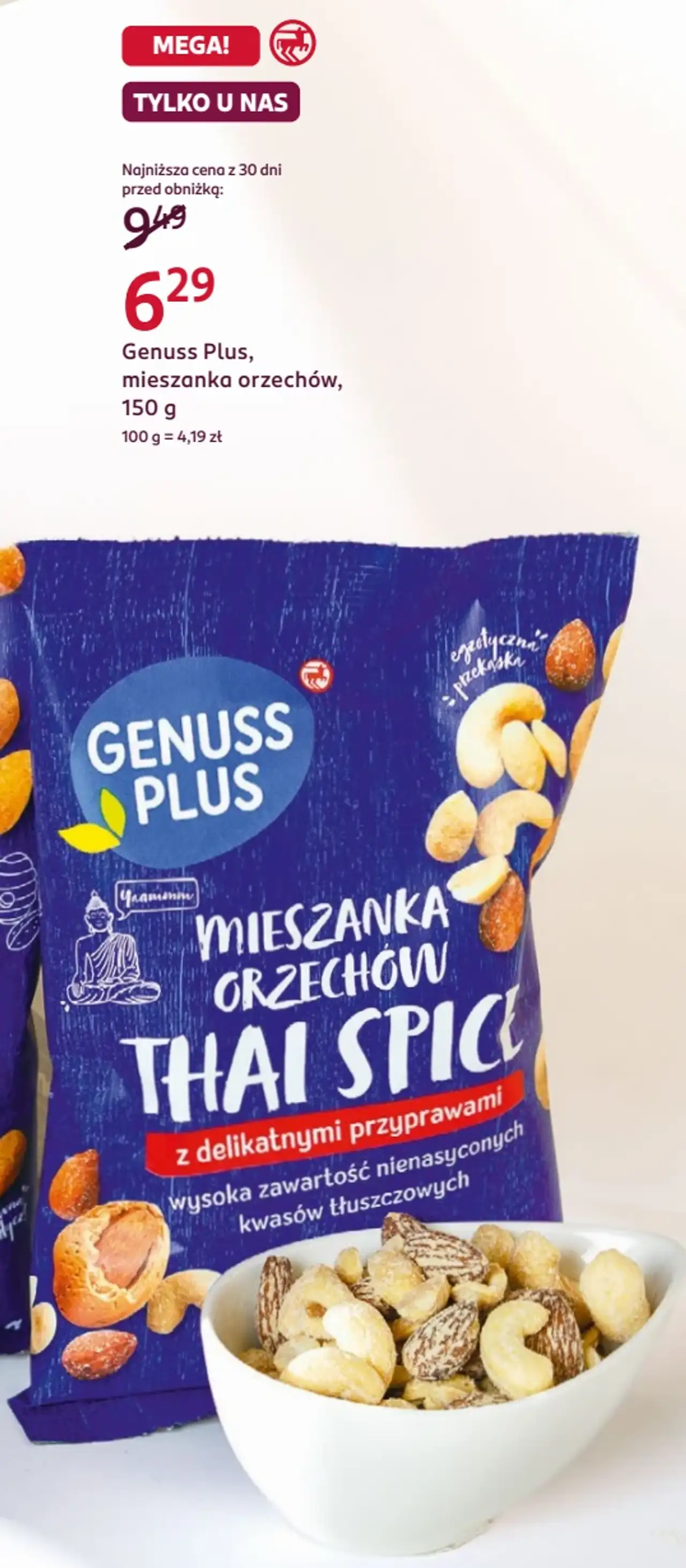 Genuss Plus mieszanka orzechów Thai Spice