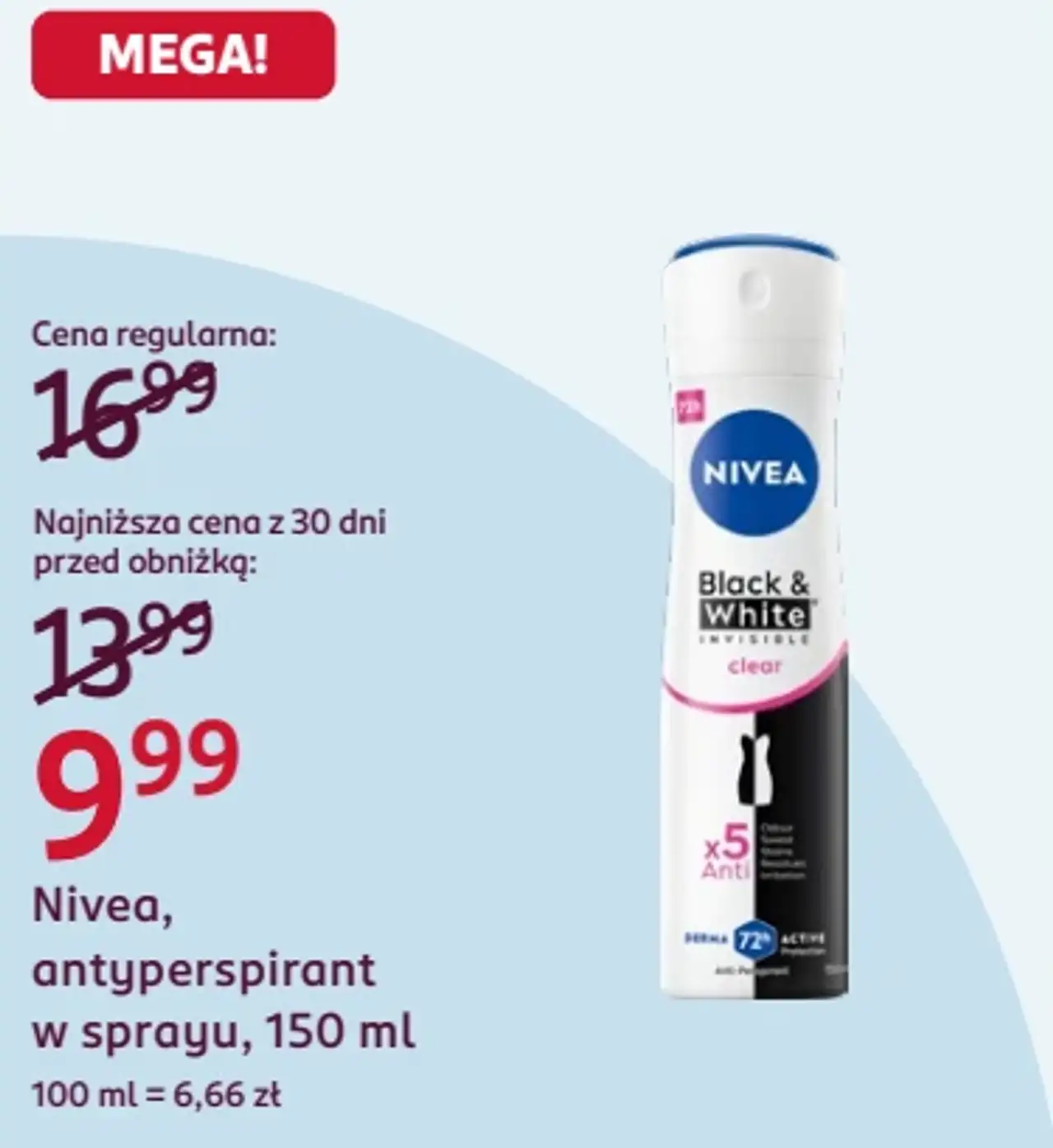 Nivea, antyperspirant w sprayu, 150 ml