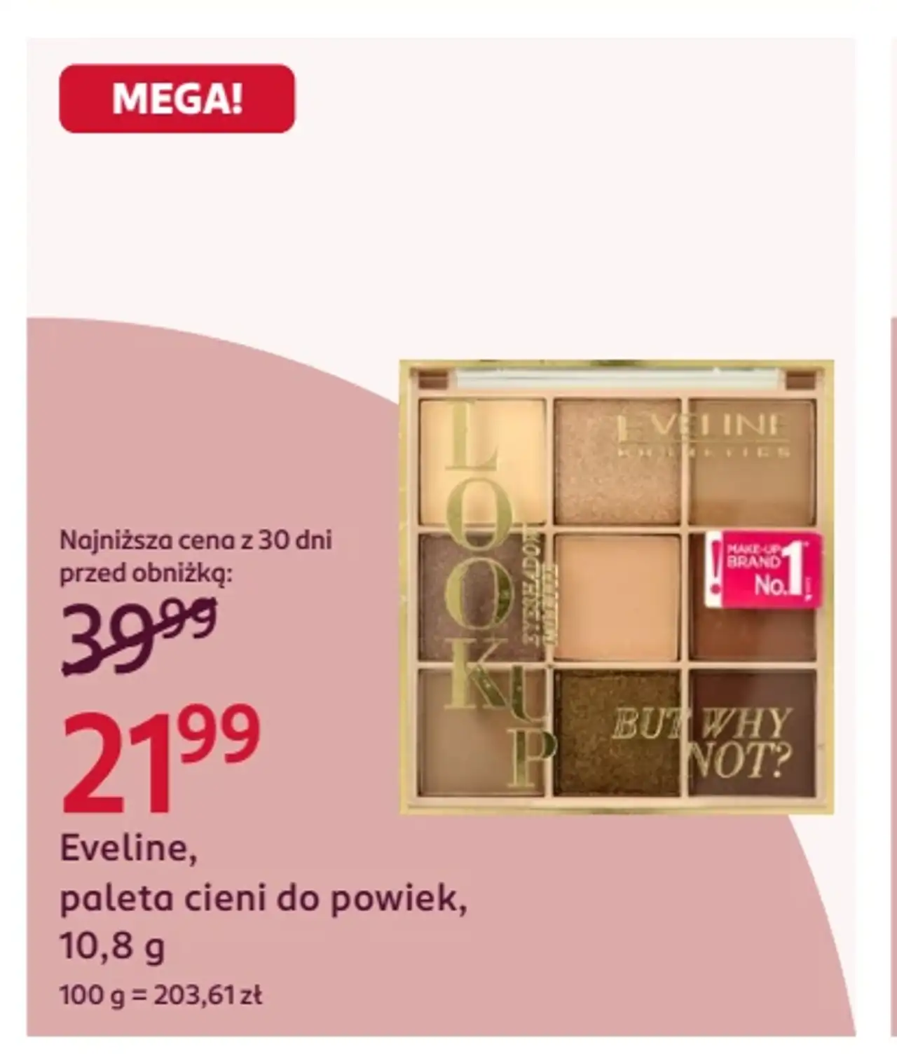 Eveline, paleta cieni do powiek