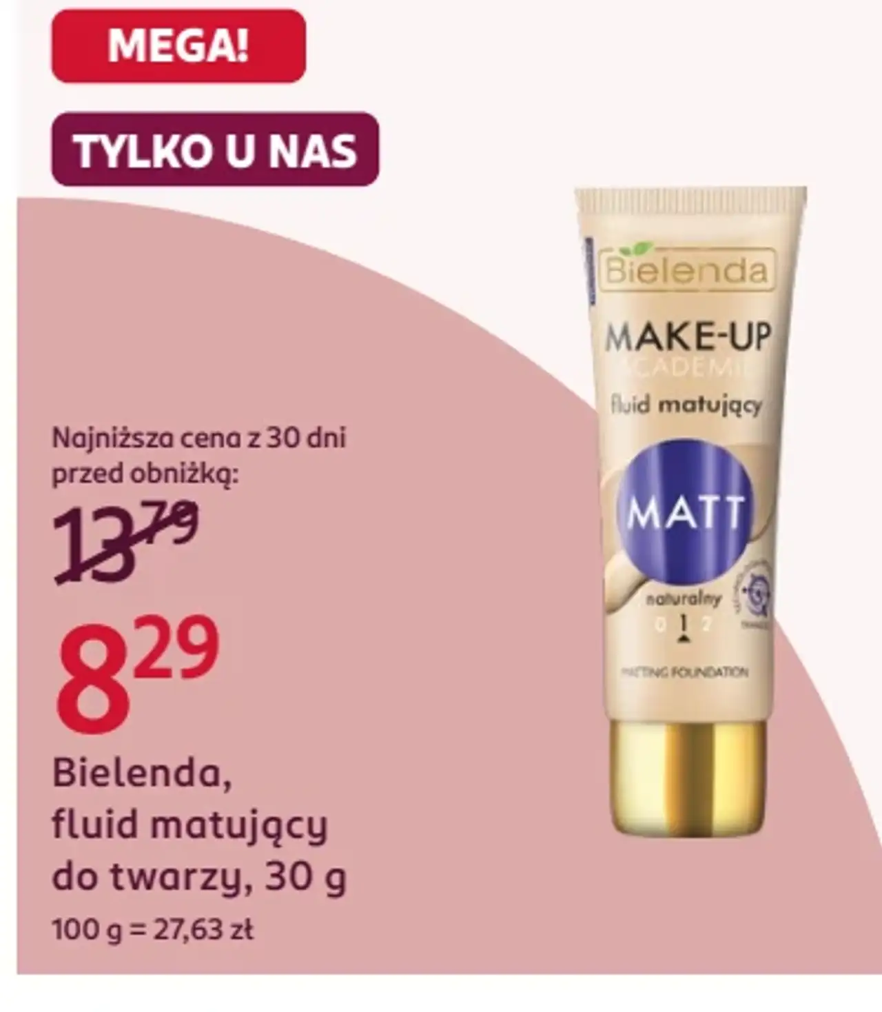 Bielenda, fluid matujący do twarzy