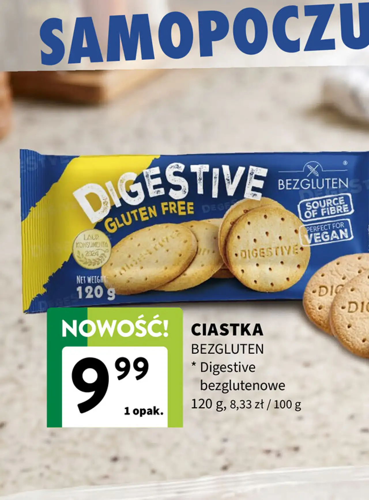 Bezgluten Ciastka Digestive bezglutenowe