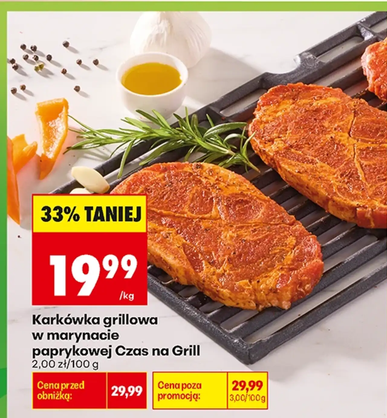 Karkówka grillowa w marynacie paprykowej Czas na Grill