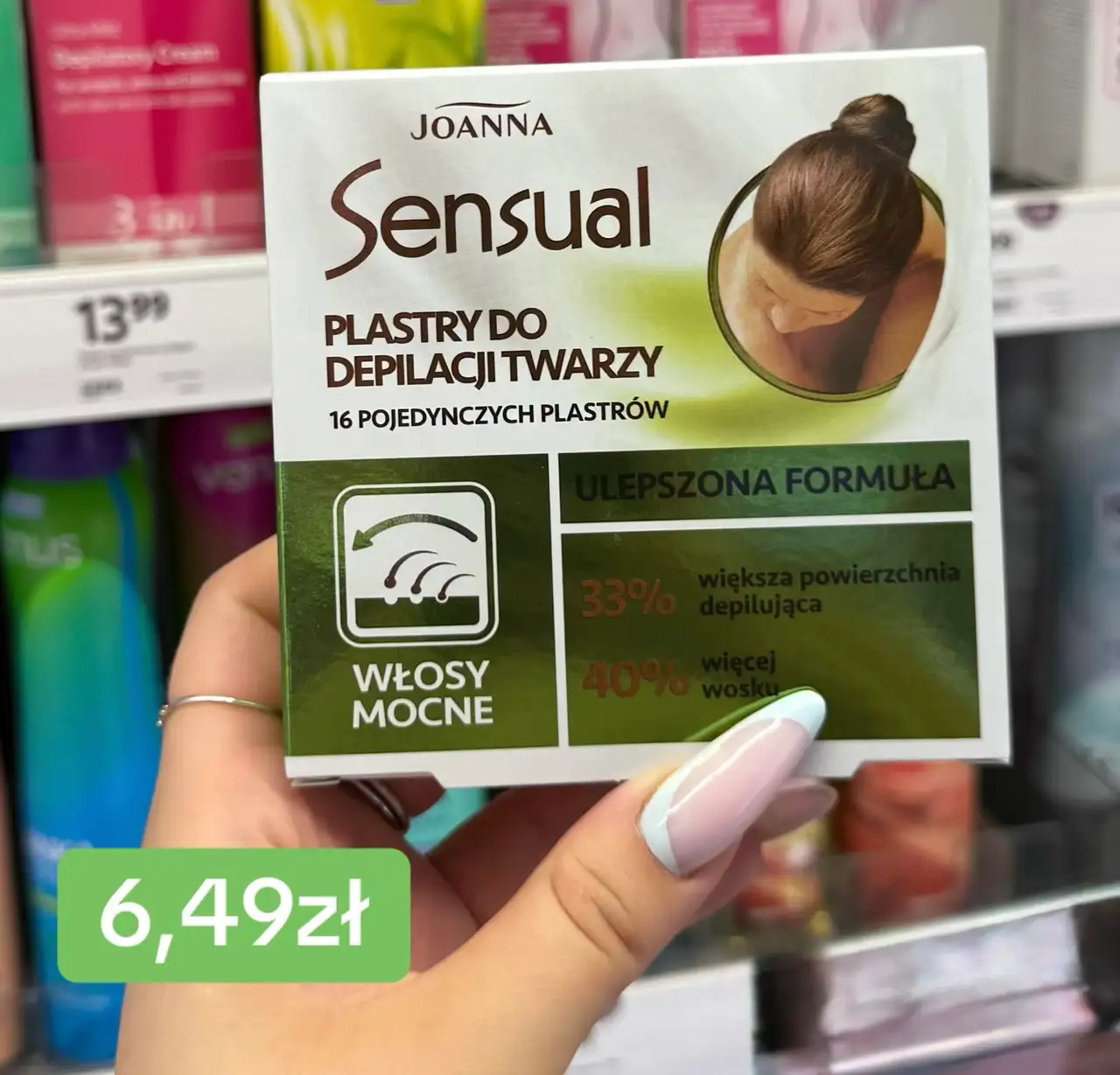 Joanna Sensual Plastry do depilacji twarzy