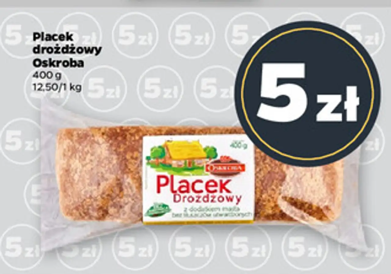 Placek drożdżowy Oskroba
